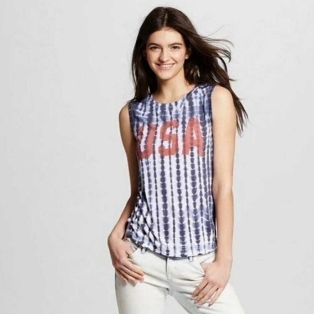 LOL Vintage Tye Die USA Tshirt Sleeveless Small